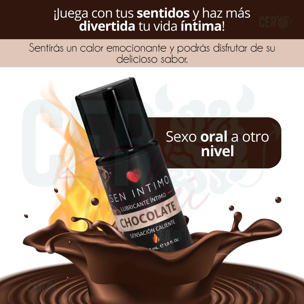 Lubricante Intimo Sensaci N Caliente Sabor Chocolate Luegopago